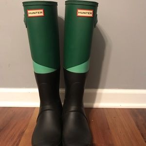 Hunter’s Original Tall Rain Boots | Size 8